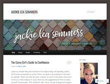 Tablet Screenshot of jackieleasommers.com